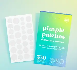 LivaClean 330 CT Hydrocolloid Pimple Patches for Face - 100% Clear Acne Dots - 4 Sizes Invisible Blemish Stickers - Dermatologically Tested - Cruelty-Free Skin Repair