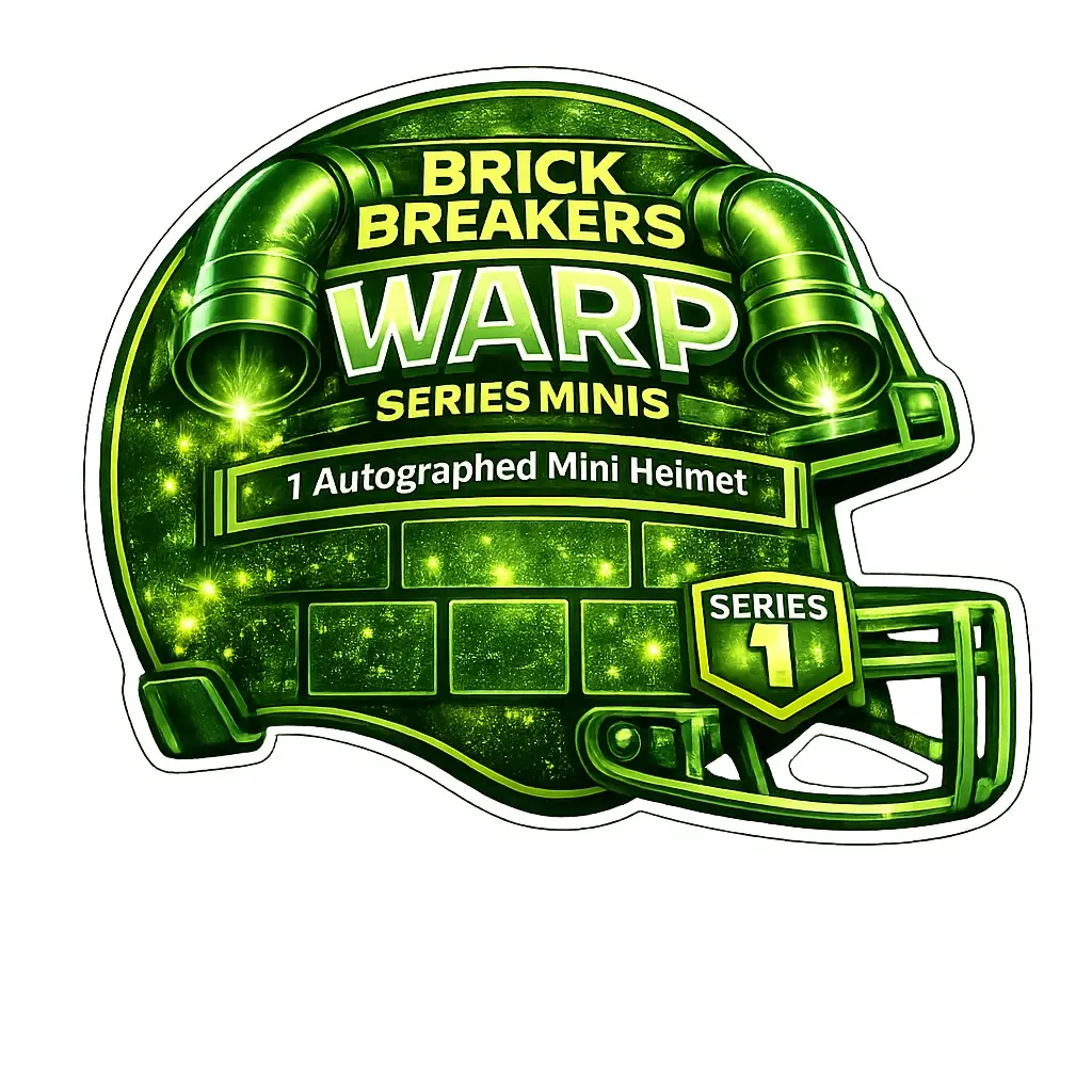 3 BOX BREAK SIGNED MINI HELMET BRICK BREAKER SERIES - OR SPORTS TRADING CARD