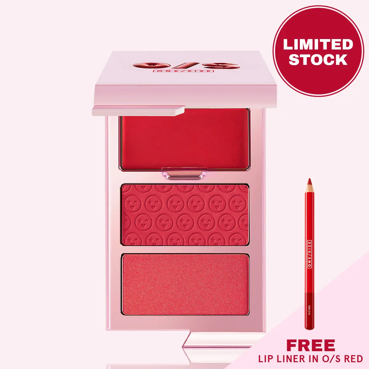 Cheek Clapper 3D Blush Trio Palette - Hot Candy
