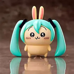 5cm Cartoon Chiikawa Usagi Figurine Model Anime Character with Long Hair Usagi Doll Ornament Decoration Model Toys Kawaii Gift