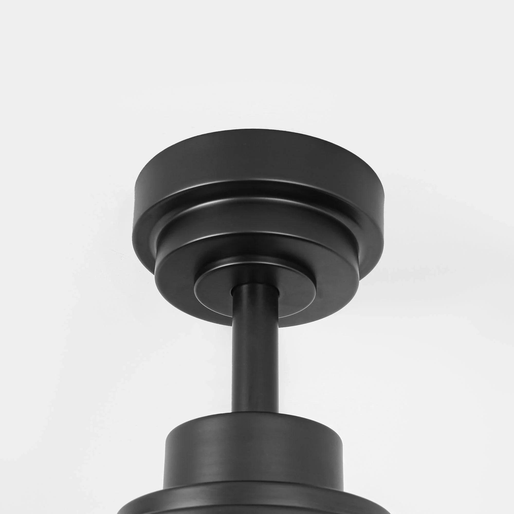 Vaczon 42" DC Motor Ceiling Fan | Modern Downrod Mount, Dimmable LED Light & Remote, Quiet 6-Speed