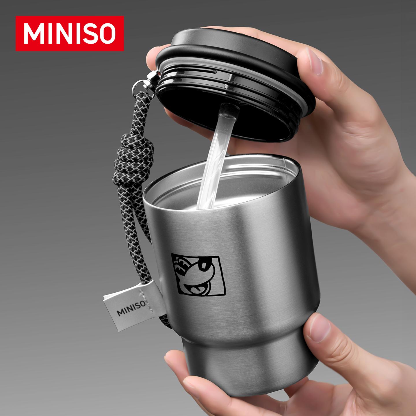 [Back to school]MINISO Disney Mickey Artist Series Stainless Steel Cup 350ml/12 oz | Cute Portable Drinkware for Daily Use | Father's Day gift, Back To School