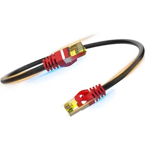 8 Ethernet  1.5 ft,1.5ft 6ft 10ft 20ft 25ft 30ft 75ft 100ft 150ft 200ft Heavy Duty High Speed Network Internet ,26AWG 40Gbps 2000Mhz,S/FTP Indoor&Outdoor Shielded LAN