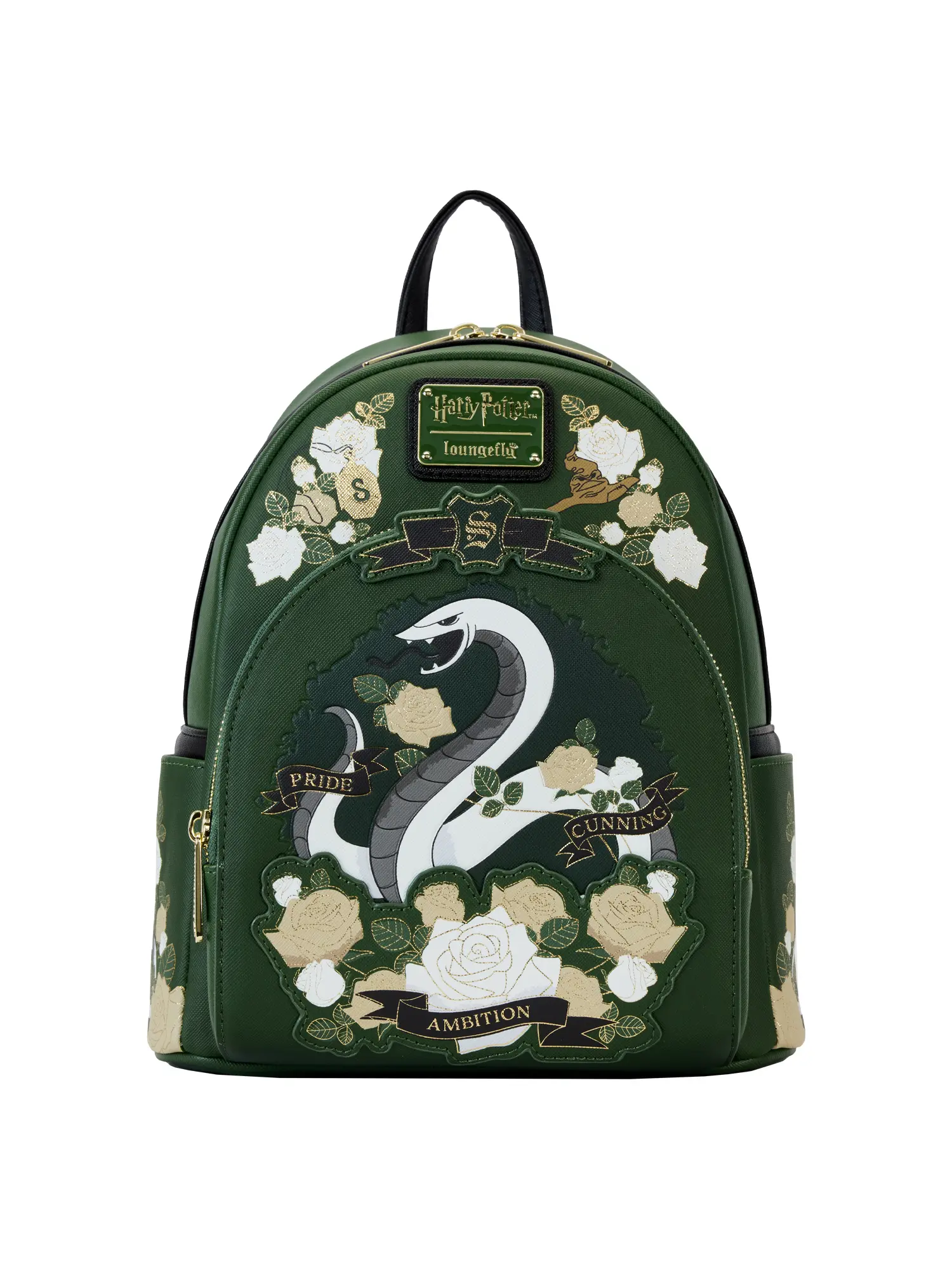 Loungefly x Harry Potter Slytherin Tattoo Mini Backpack Handbag