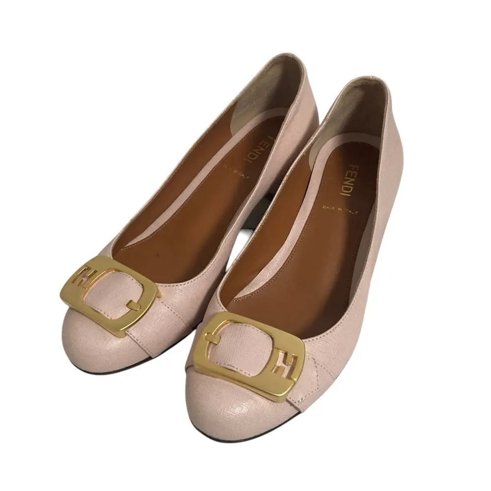Pre-owned FENDI Other Small Leather Goods Leather Chunky Heel Pumps