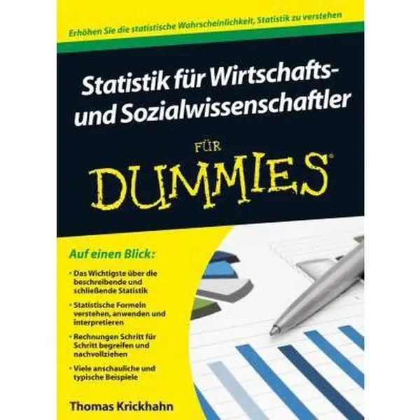 USED-Statistik für Wirtschafts- und Sozialwissenschaftler für Dummies (German Edition) by Thomas Krickhahn (Paperback)