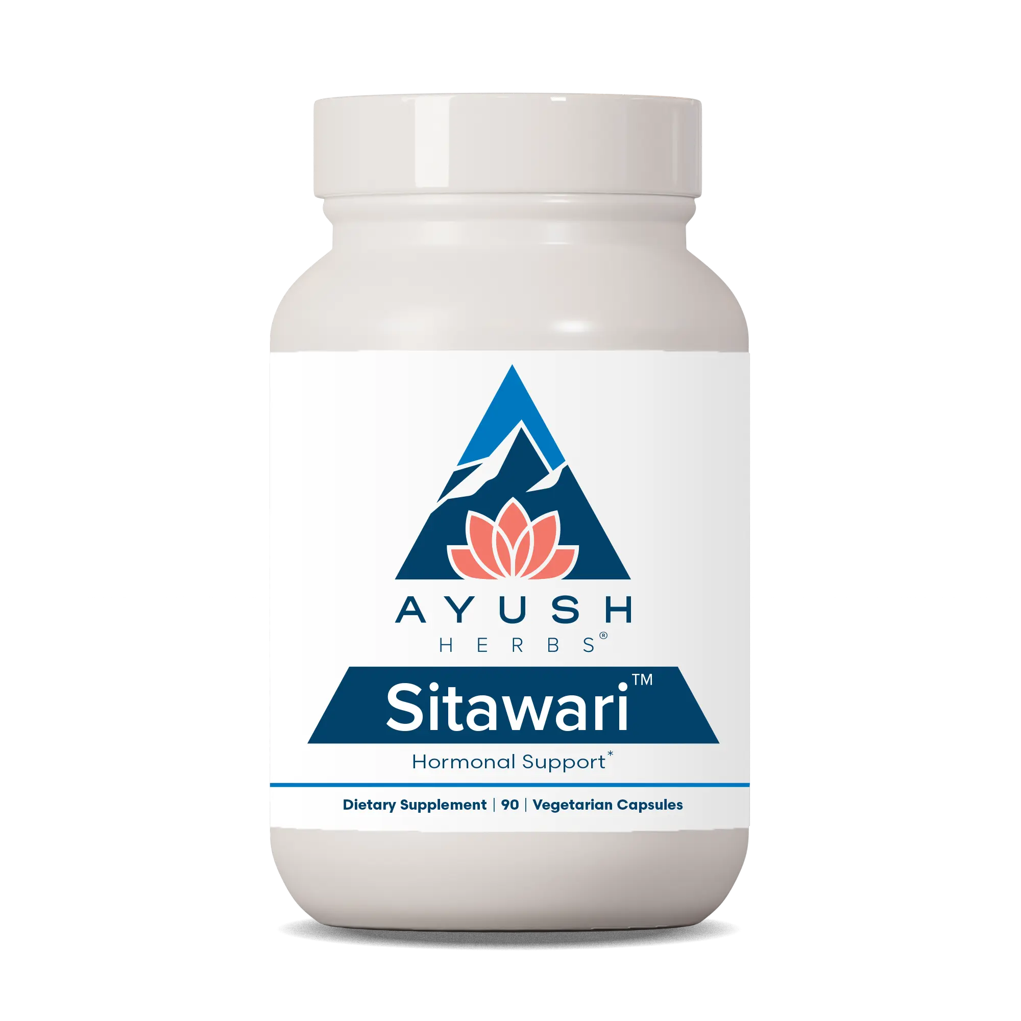 Ayush Herbs Vegetarian Shatavari Root Extract Capsules - Ayurvedic Gluten-Free Dietary Herbals, Traditional Medicine, Women's Hormonal & Digestive Health Support, 90 Servings Shatavari Supplements