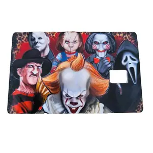 Horror Movie Characters Waterproof Vinyl Decal Sticker Wrap with Anime Design – Office Stationery for Computers & Office Equipment, Cards & Card Stock