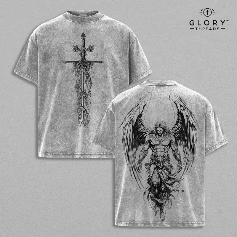 Washed T-shirt-Grey