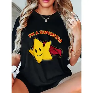 100% Cotton Superhero Tshirt, Motivational Super-star T-Shirt