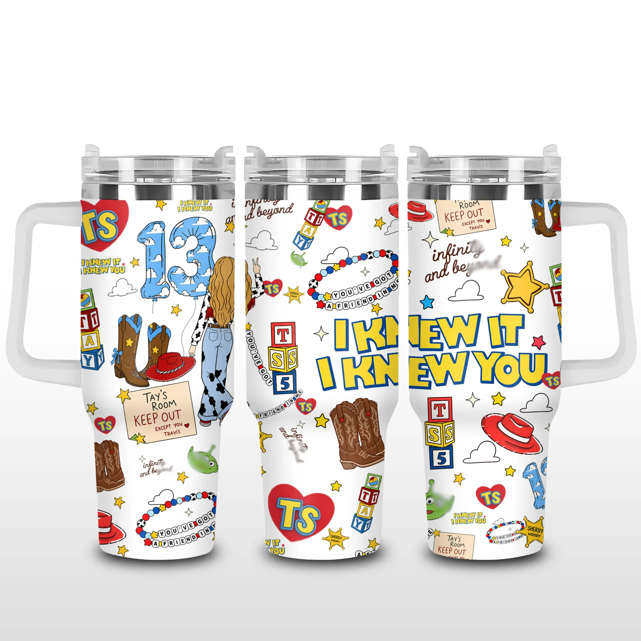 Vintage I Knew It I Knew You Tumbler, Vintage Taycountry Back Tumbler, Gift For Music Fan, You've Got a Friend In Me