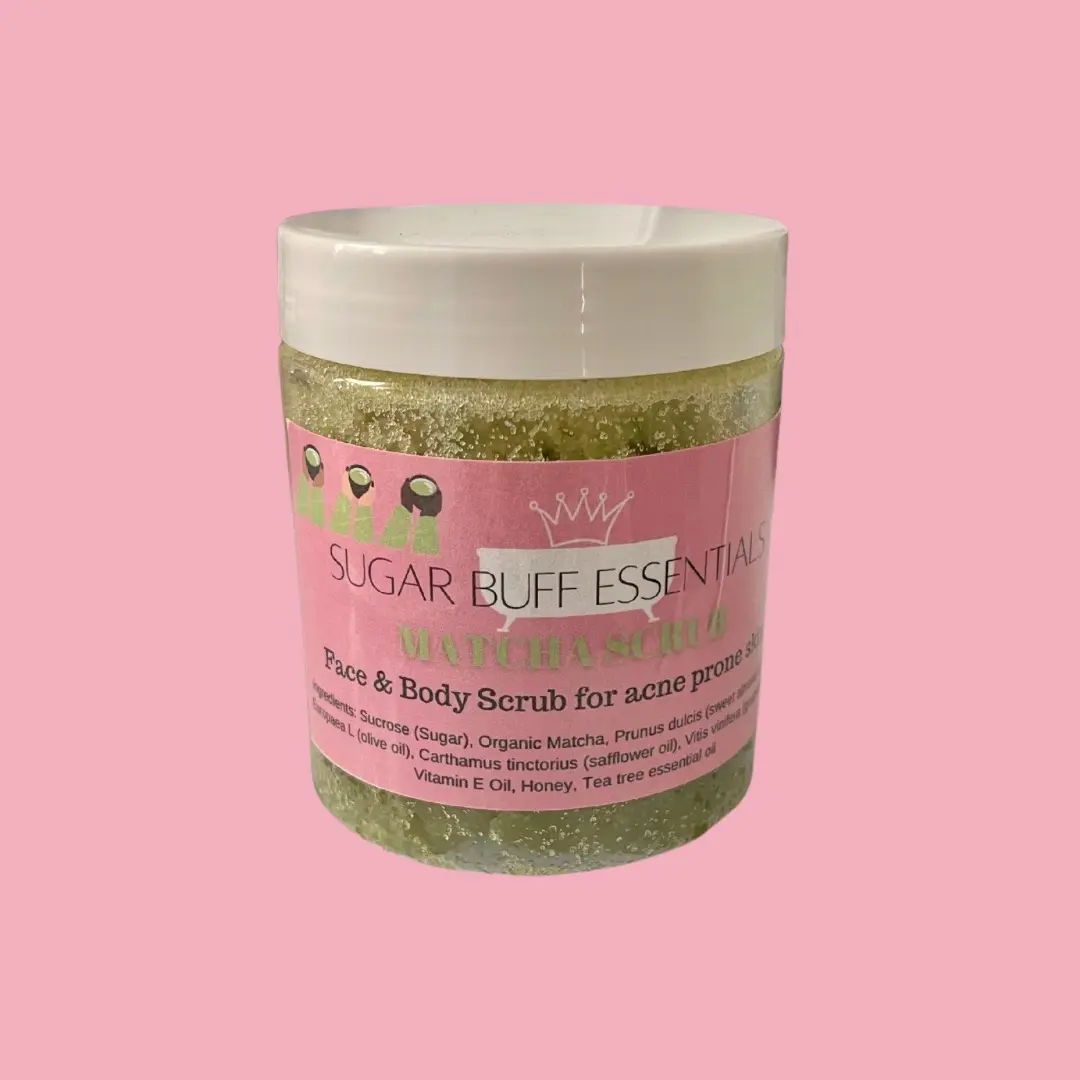 Matcha Green Tea Facial Scrub (for Acne-Prone Skin)