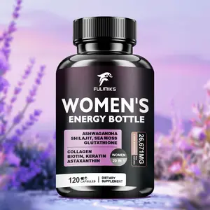 High Effectiveness, Women's Pills Health Supplements, Ashwagandha, Shilajit, Sea Moss, Glutathione, Collagen, Biotin, Keratin, Astaxanthin, Slippery Elm Extract Support Vitality, Happiness Overall Health- Dietary Supplement Product Fitness training