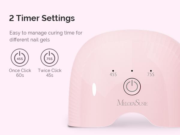 MelodySusie Gel Nail Polish Kit with UV Light P-ART06F- Popular Color Jelly Gel with Builder and Baser &Glossy Top Coat Soak Off Includes Nail Art Tools Nail Art Gift for Women & Girls Starter Kit