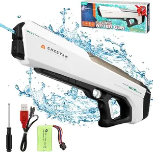 Electric Water Gun for Adults & Kids - 800CC Automatic Reload Water Blaster, 39FT Range,  Inductive Water Absorption Function, 3.5 Hours Charging summer