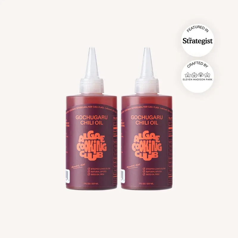 Chili Infused Oil | Culinary Algae Oil infused with Korean Gochugaru Chili - Aromatic Spice, Seed Oil Free