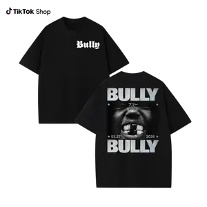 Bully Streetwear Shirt Hoodie Sweatshirt, Edgy Graphic Tee, Urban Grunge Aesthetic T-Shirt, Bold Statement Street Style, Unisex Oversized Tee Hoodie Crewneck