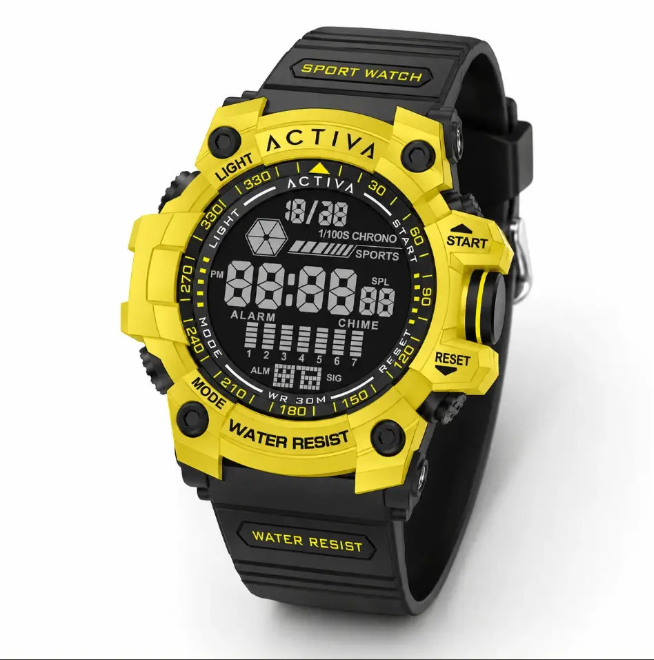 ACW8020-010 - Activa X Invicta Digital Men's Watch - 56mm, Black