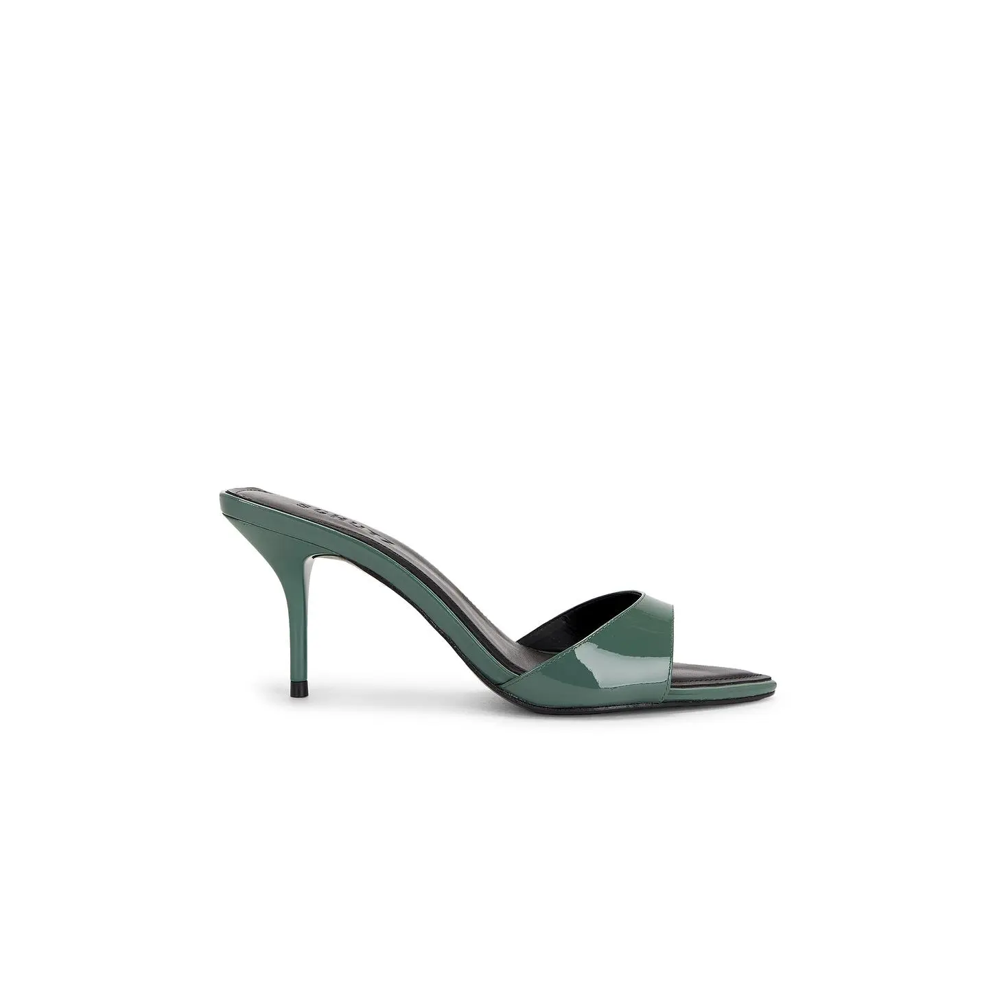 Schutz Elodie Mule in Myrtle Green