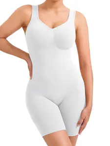 Women's Ultra-Elastic High Compression Shapewear Vest Without Cup Pads, Abdominal Cinching & Chest Lifting, Invisible Seamless Smooth All-Day Comfort