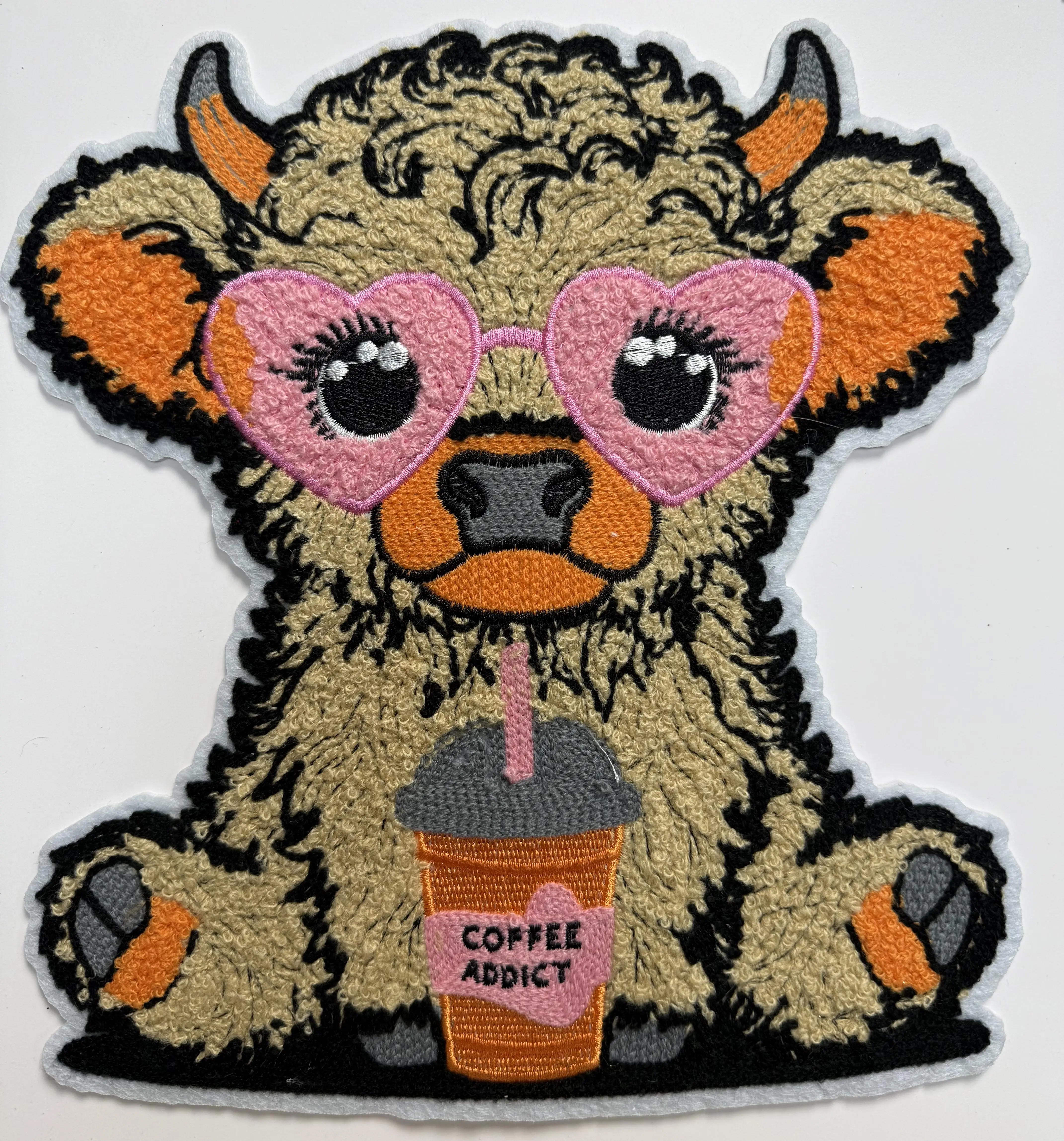 Iron On Big Medium Size Patches Cute Animals Design For Sweatshirt Totebag