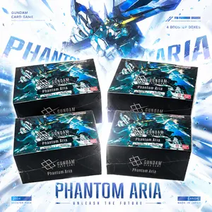 Bandai Gundam Card Game Phantom Aria GD04 Booster Box - 4 Box Bundle English Version