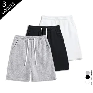 3-pack multifunctional casual shorts, athletic shorts with deep pockets—convenient and practical