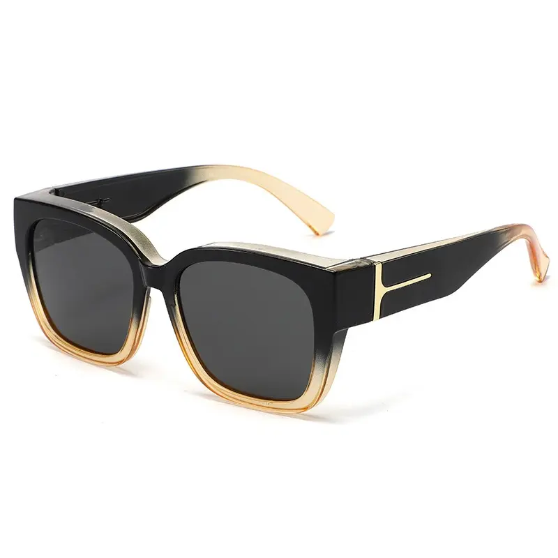 Dark Tea Frame, Smoke Grey Lenses