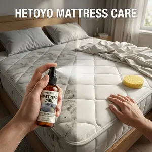 Multi-functional mattress care spray, no disassembly, no water washing, leaves no residue, suitable for use with high-tech fabrics, sofas, and upholstered furniture.