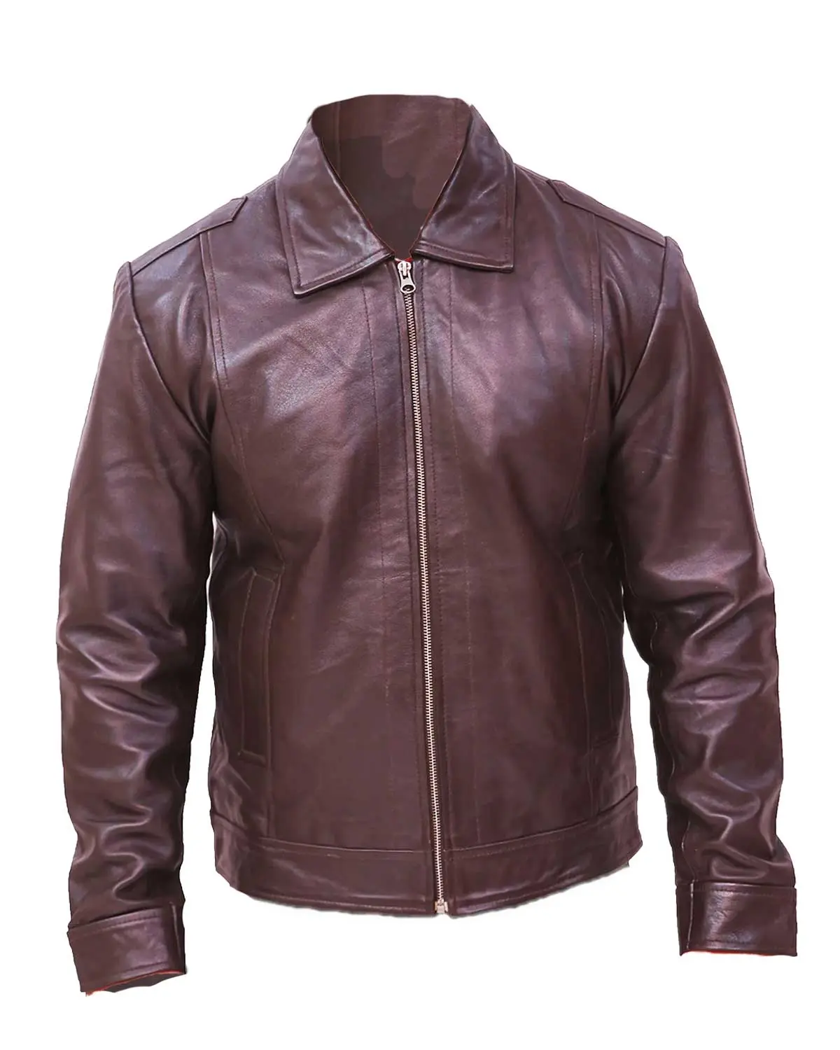 MotorCycleJackets Men's Vintage Brown Leather Jacket
