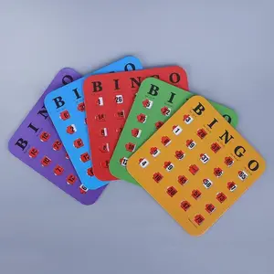 Bingo Game Cards Logic Thinking Ability Game Drawing Card Bingo Tabletop Paper Card, Fun Family Board Game, Educational Toy