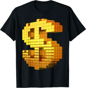 Dollar Halloween Symbol Cash Money Costume Youths & Adults T-Shirt - Clydebell Shop 90B0BFMVC2VN