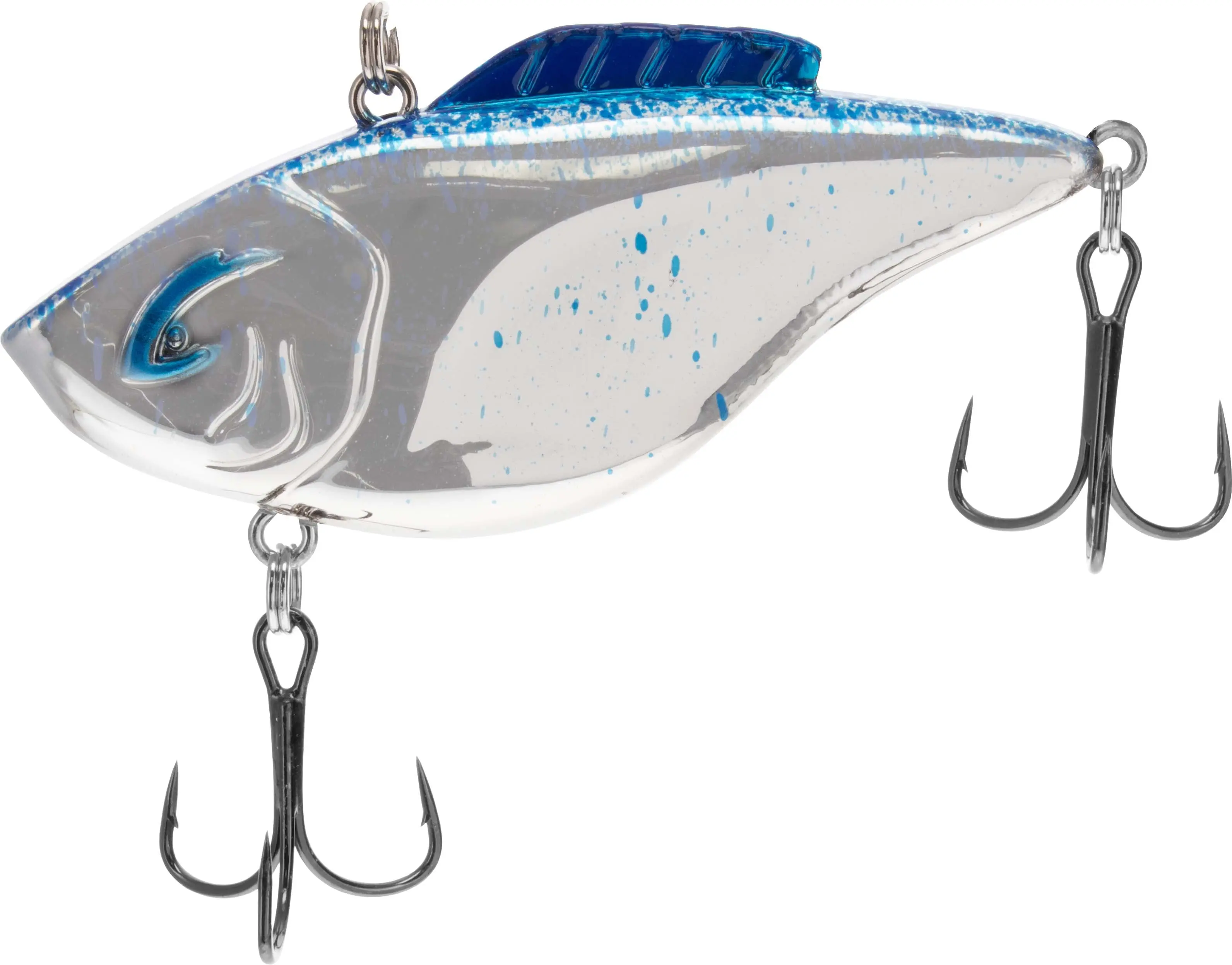 Bill Lewis Hammer-Trap Lipless Crankbait - 2.5 Inches Artificial Lures, Angling Supplies with Modern Shape, Secure Hold, Treble Hook, Fishing Bill Lewis Hammer, 16 Colors, Tri-Tone Sound, 3/8 Oz