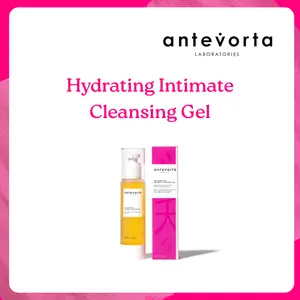 Antevorta Hydrating Intimate Cleansing Gel pH Balanced Scent Herbal 100ml Vegan Natural Sensitive Skin Friendly Menopause & Pregnancy Safe