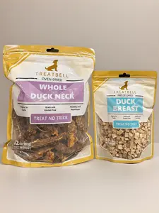 32 oz Whole Duck Neck + 5.5 oz Duck Breast Freeze-Dried Treats bundle, Grain-Free High-Protein Snacks, Dental Chews, Training Treats & Joint Support for Dogs