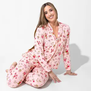 Bows & Blooms Bamboo Women's Pajama Set Bows & Blooms Bamboo Women's Pajama Set