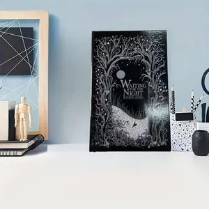 Gothic Dark Forest Hardcover Notebook, Perfect for Book Lovers, Track Books, Write Reviews, Take Notes, Night Reading Journal
