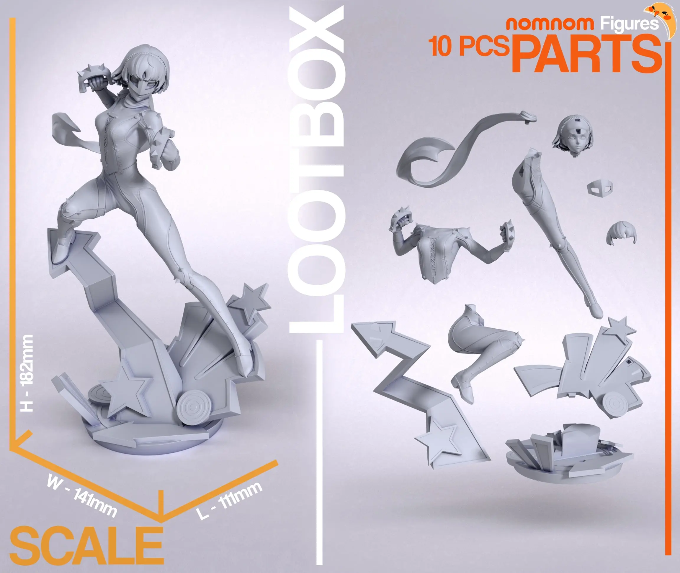 Unpainted Makoto Nijima Nom Nom
