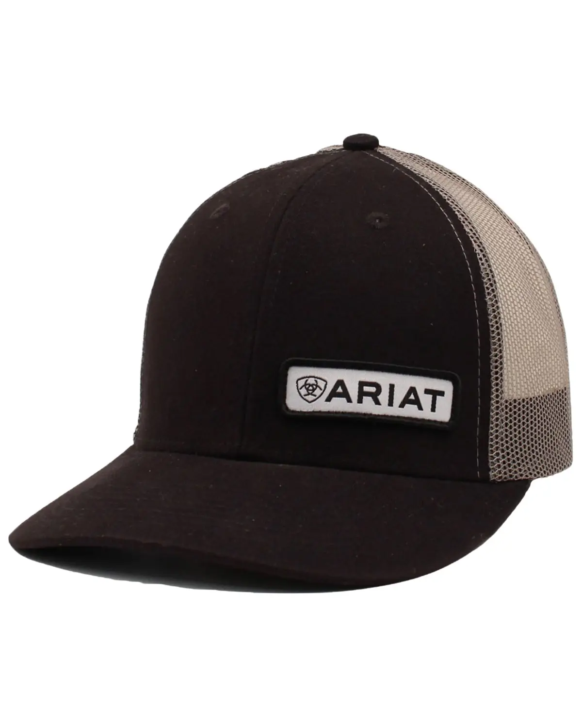 Ariat Men's Men'S Offset Patch Ball Cap - A300000501 Ariat Men's Men'S Offset Patch Ball Cap - A300000501