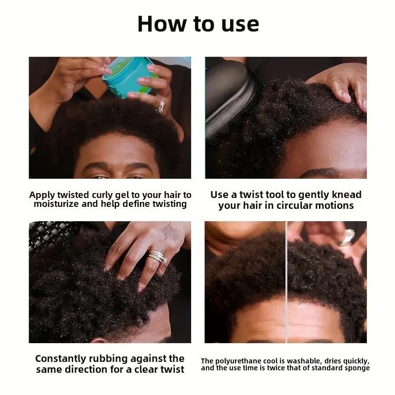 Ergonomic Rubber Bristle Curling Brush Comb, Curl Defining Brush, Perfect for Thick Waves, Portable Design for Salon & Home Use, Ideal Hair Styling Tool