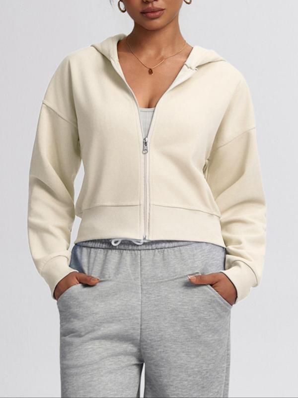 TCVC Womens Zip Up Hoodies Fall Outfits Cropped Sweatshirts Fleece Jackets Casual Hooded Y2k Tops