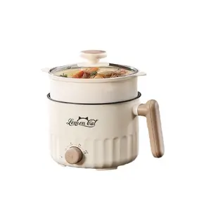 Multifunctional Mini Electric Cooker Non-stick Pan for Home Dorm Cooking Hot Pot and Stir Frying