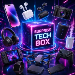 2026 Holiday Season Electronic Mystery Box!Bag Smartphones, Noise-Canceling Headphones, Portable Speakers & Extension Cords – Stock Alert, Act Fast!