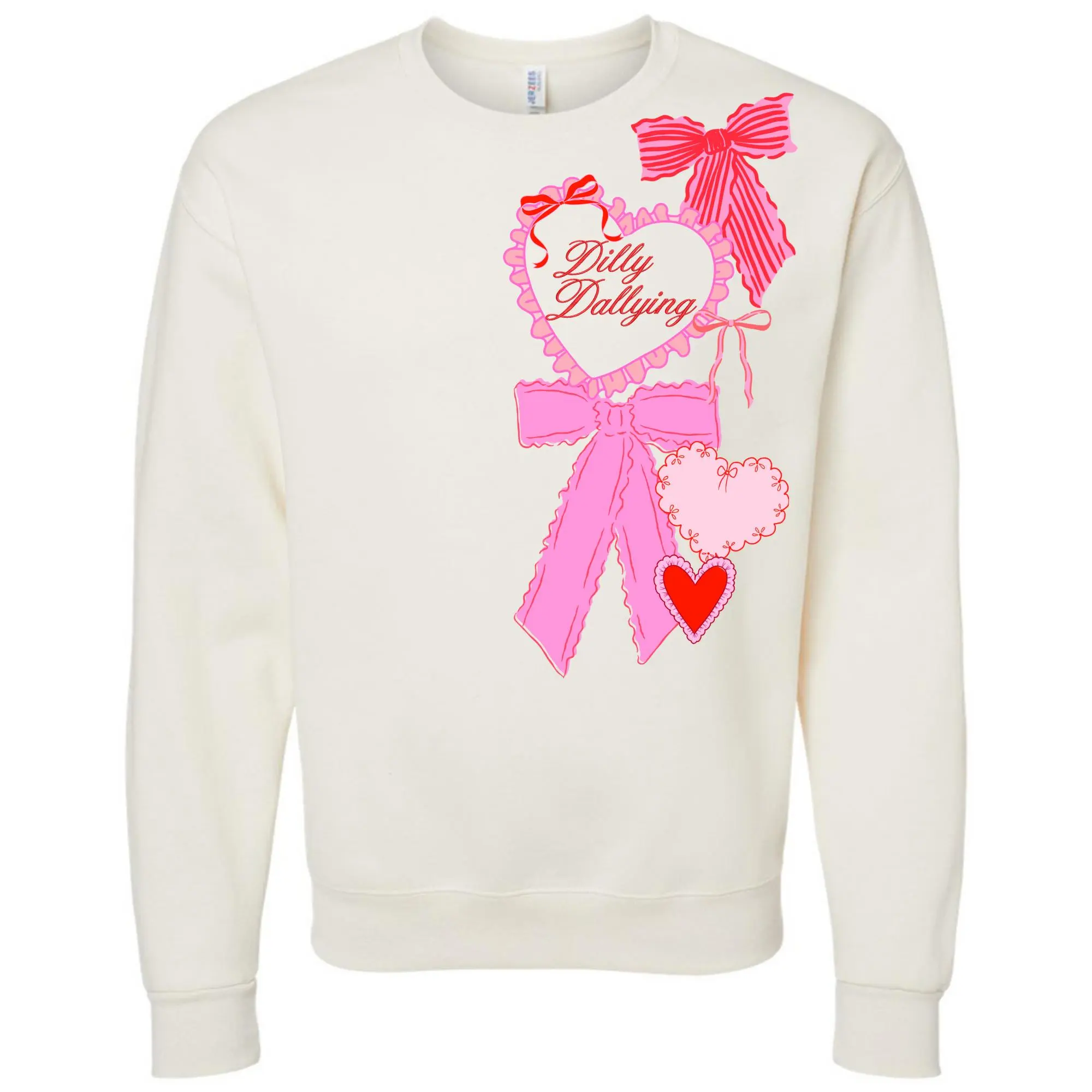'Frills & Hearts' Sweatshirt (Pick your Heart)