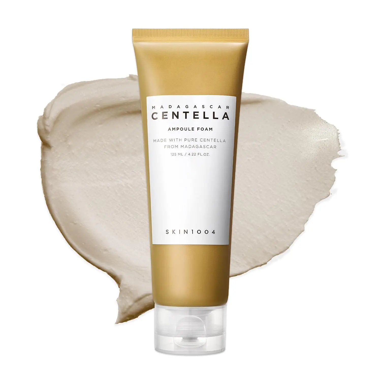 SKIN1004 Madagascar Centella Ampoule Foam 4.23 fl oz. (125ml) - Comfort Facial Cleansing Skincare Deep Soothing Squeeze Skin Repair