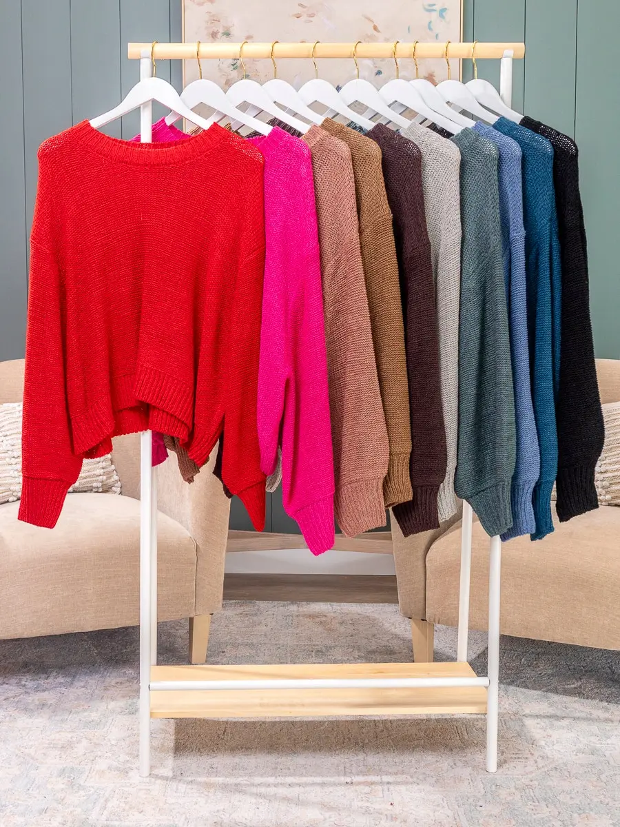 Zenana Oversized Balloon Sleeve Sweater | S/M-L/XL