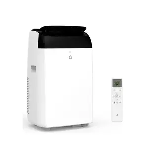 12000 BTU Portable Air Conditioners, Mobile AC Unit for Bedroom and Living Room, 3-in-1 Floor Air Cooler with Dehumidifier and Fan, 24H Timer Sleep Mode Remote Control and Installation Kit