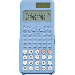 Scientific Calculator for Students, 2-Line Math Calculator with Dust Cover, Supplies for Middle and High School Students, Small