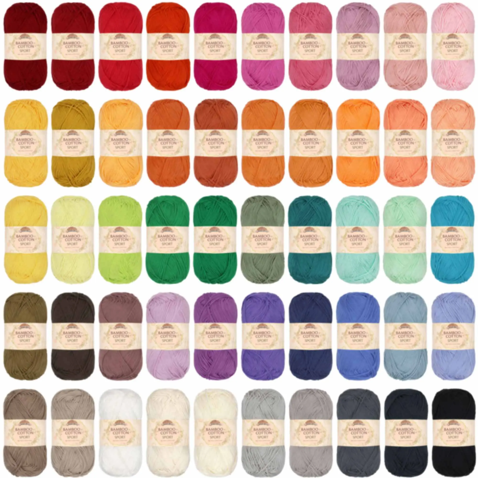 Bamboo Cotton Sport Yarn: 4 Skein Packs Bamboo Cotton Sport Yarn: 4 Skein Packs