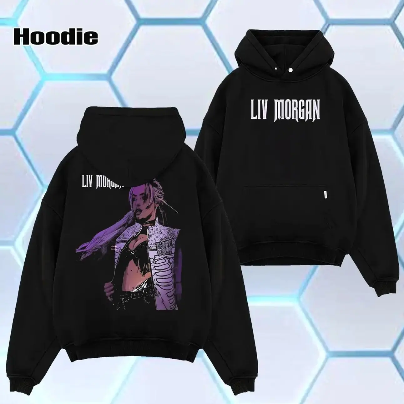 WWE 2026 -Liv Morgan World Champion , Oversize Unisex Acid Wash Tee ,WWE Legend Streetwear , Cotton , Graphic Tee T-Shirt Hoodie Sweatshirt Wash , Classic , Fan Gift Top Fabric Menswear Casual Wrestling Crew Neck NZG